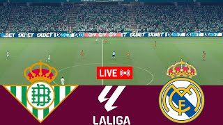 LIVE Real Betis vs Real Madrid La Liga 2425 Full Match  Video Game Simulation [upl. by Richard]