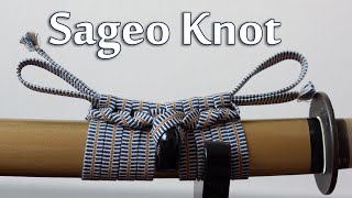 How to tie your Sageo  Step by Step Tutorial  Sageo Storage Knot [upl. by Aube]