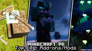 Top 10 Minecraft PE AddonsMods 116  2020 Best MCPE Addons [upl. by Bollinger642]