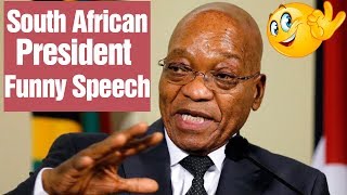 South African President Making a Speech  quotIn the Beginningquot  Funny Videos [upl. by Leighton]