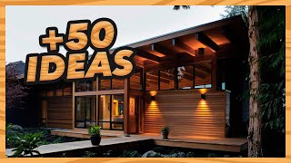 🚪CASAS de MADERA modernas ► 50 DISEÑOS RÚSTICOS y CAMPESTRES 🏡 [upl. by Fesoy165]