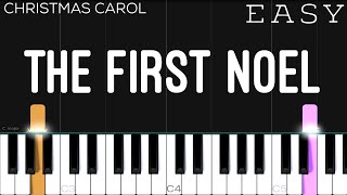 Christmas  The First Noel  EASY Piano Tutorial [upl. by Gnohp250]