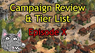 AoE2 DE Campaign Review amp Tier List  Episode X [upl. by Atiugram]