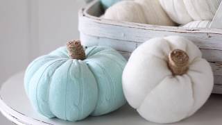 How to Make Sweater Pumpkins from Sleeves [upl. by Fia]