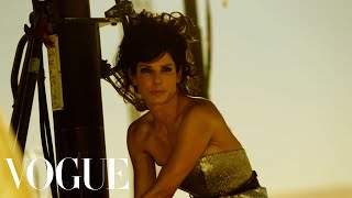 Sandra Bullock Braves the Elements for Her October 2013 Cover Shoot [upl. by Surad]