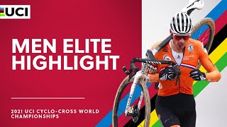 Men Elite Highlights  2021 UCI Cyclocross World Championships [upl. by Kilk]