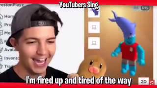 Youtubers sing believer 1 hour [upl. by Ecylahs]