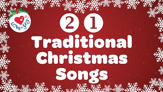 21 Traditional Christmas Carols with Lyrics [upl. by Hamo]