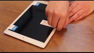 How To Install Anker GlassGuard Screen Protector For iPad [upl. by Htiekram]