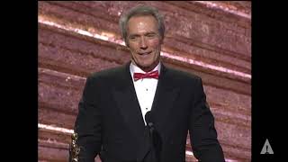 Clint Eastwood Wins Best Directing 1993 Oscars [upl. by Jessamyn]