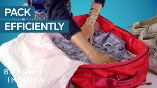 How To Pack Your Suitcase More Efficiently [upl. by Esilec]