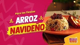 Arroz navideño  HAZLO CON MAXICARNE [upl. by Courtenay]