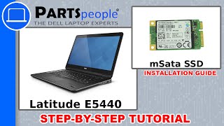 Dell Latitude E5440 mSata Solid State Drive HowTo Video Tutorial [upl. by Ardnal]