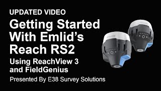 UPDATED Getting Started With Emlids Reach RS2 Receiver [upl. by Riti]