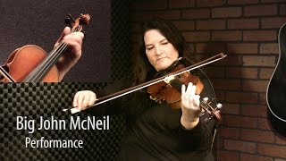 Big John Mcneil  Canadian Fiddle Lesson by Patti Kusturok [upl. by Ynoyrb]