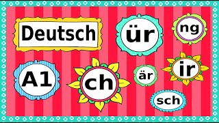 Deutsch A1 Phonetik  Aussprache  German lesson phonetics  letter combinations [upl. by Akcinat]