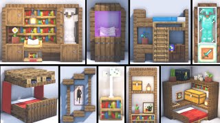 Minecraft 20 Interior Decorations Ideas and Design [upl. by Ssur]