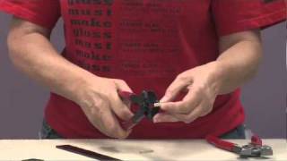 How to Use Tile Nippers  Delphi Glass [upl. by Lihkin]