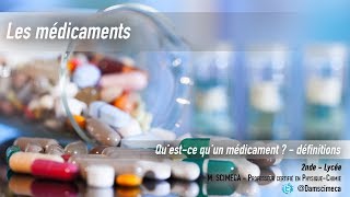 Médicaments  Définitions [upl. by Nyllek]