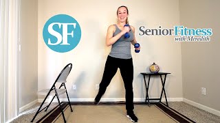 Senior Fitness  Beginner HIIT Workout For Seniors [upl. by Anhsirk597]