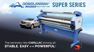 Qomolangma Fullauto Wide Format Cold Laminator with Heat Assisted [upl. by Noland]