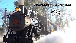 4K Wilmington amp Western Steam Train [upl. by Notneiuq]