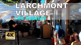 Larchmont Village Walking Tour 4K Los Angeles California [upl. by Enilrem308]