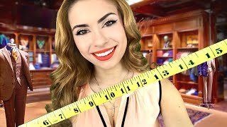 ASMR for MEN  Suit Measuring Roleplay Measuring You [upl. by Kirimia]