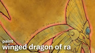 paint  winged dragon of ra [upl. by Randell870]