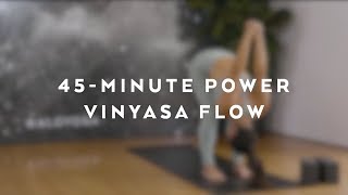 45Minute Power Vinyasa Flow With Briohny Smyth [upl. by Arlinda964]