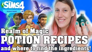 Sims 4 Realm of Magic collect all potion ingredients NOW [upl. by Amo]