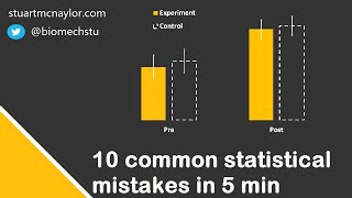 Ten Statistical Mistakes in 5 Min [upl. by Ognimod770]