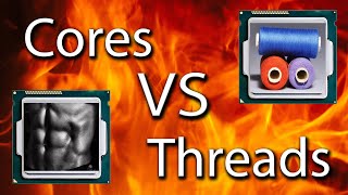 CPU Cores VS Threads Explained [upl. by Nikos240]