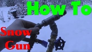 How to make a Snow Gun [upl. by Phelgen]