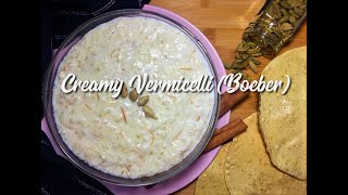 Creamy Vermicelli Boeber Recipe  South African Recipes  Step By Step Recipes  EatMee Recipes [upl. by Olia]