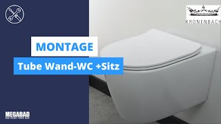 Tube WandWC  Sitz  Montage  Kronenbach [upl. by Guinevere945]