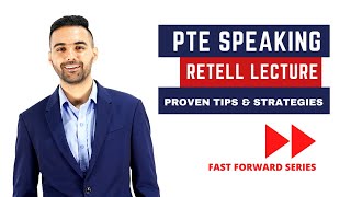 PTE Speaking Retell Lecture  Proven Strategies and Template  Fast Forward Series Language Academy [upl. by Thibaud]