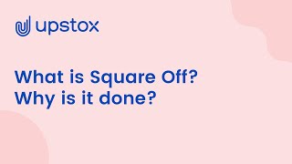 How To Square Off using Upstox [upl. by Aloise549]