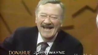 Phil Donahue interviews John Wayne 1976 [upl. by Edmonda]