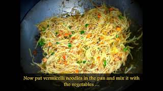 Vermicelli Noodles 2 minutes easy recipe [upl. by Ylreveb390]