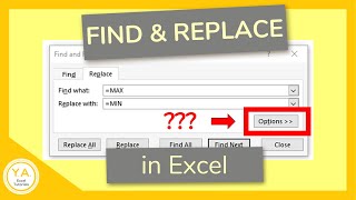 How to Use Find amp Replace in Excel  Tutorial [upl. by Biamonte265]