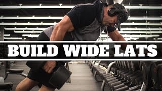 How To Build WIDE LATS With The One Arm Dumbbell Row [upl. by Aicnelev]