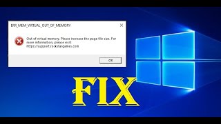 Fix  RDR2 Out of Virtual Memory Error [upl. by Eiramyllek]