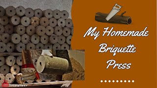 Remastered – My Homemade Briquette Press [upl. by Alguire]