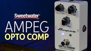 Ampeg Opto Comp Optical Bass Compressor Pedal Demo [upl. by Bergess291]