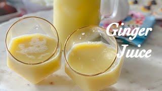 Homemade Ginger Juice [upl. by Eserrehs]