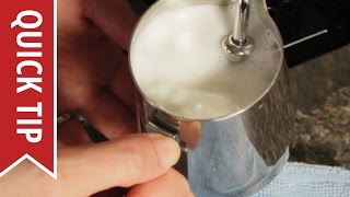 How to AutoFroth Milk for Lattes [upl. by Shipp917]