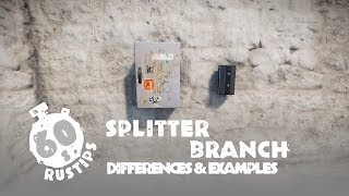 60 Second Rust Tips  Splitter amp Electrical Branch  Differences and Examples [upl. by Orbadiah]