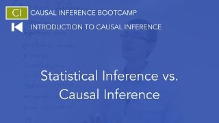 Statistical vs Causal Inference Causal Inference Bootcamp [upl. by Cyd423]