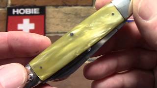 Union Cutlery Co KABAR Scout Knife a motormans friend [upl. by Ecirtaed]